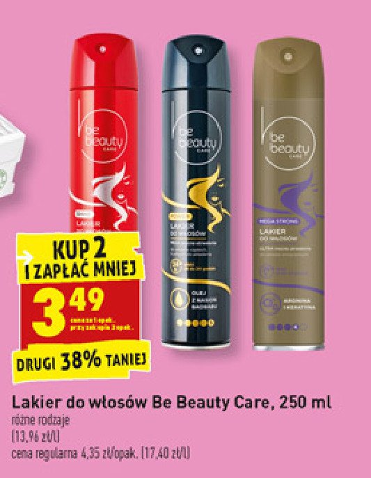 lakier do włosów be beauty 4.99