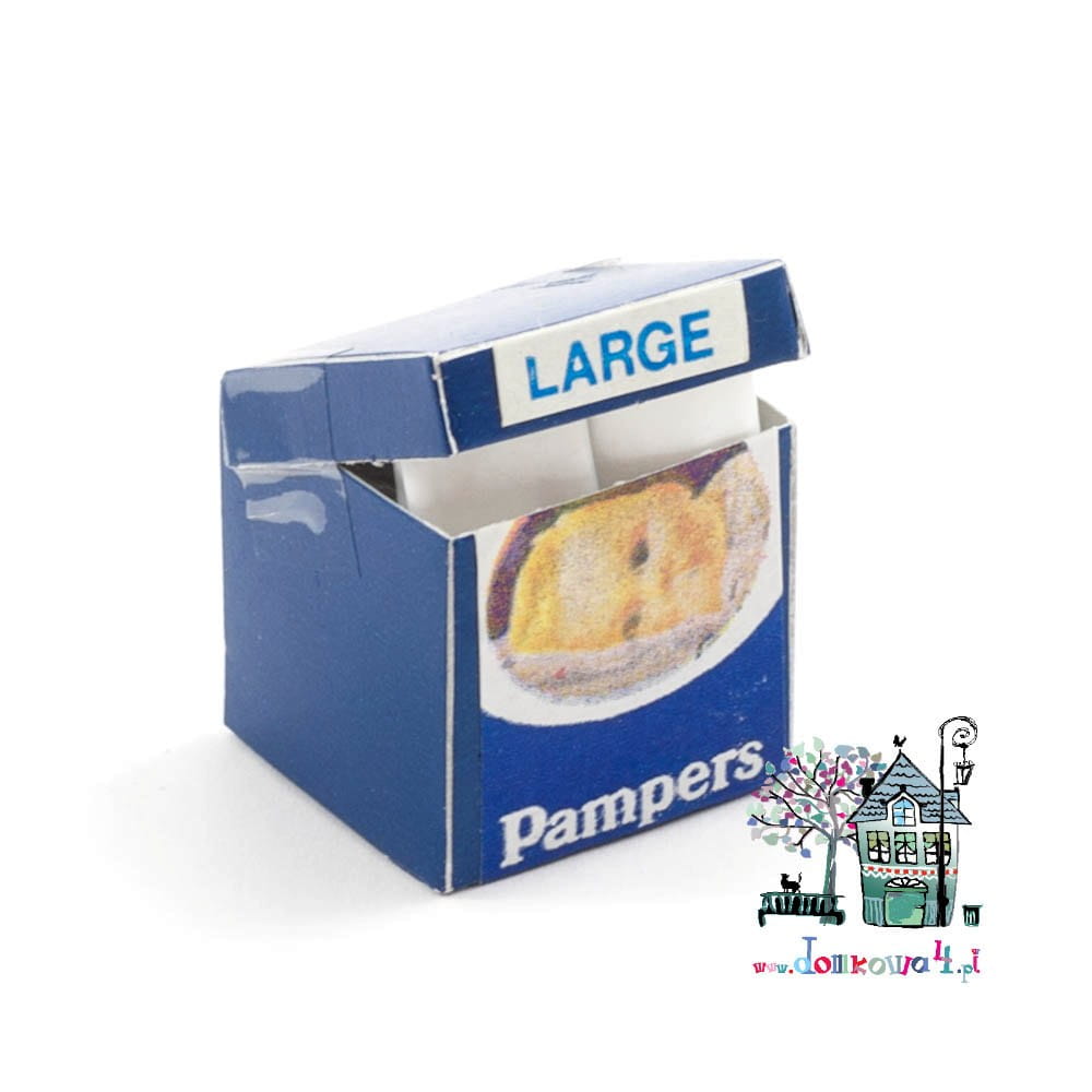 pampers w pudełku