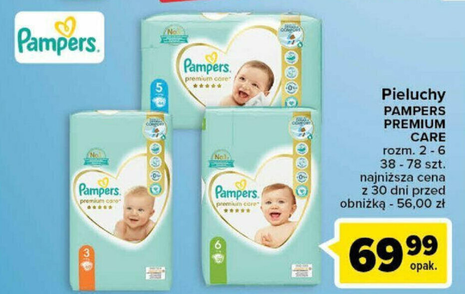 carrefour pieluchy pampers