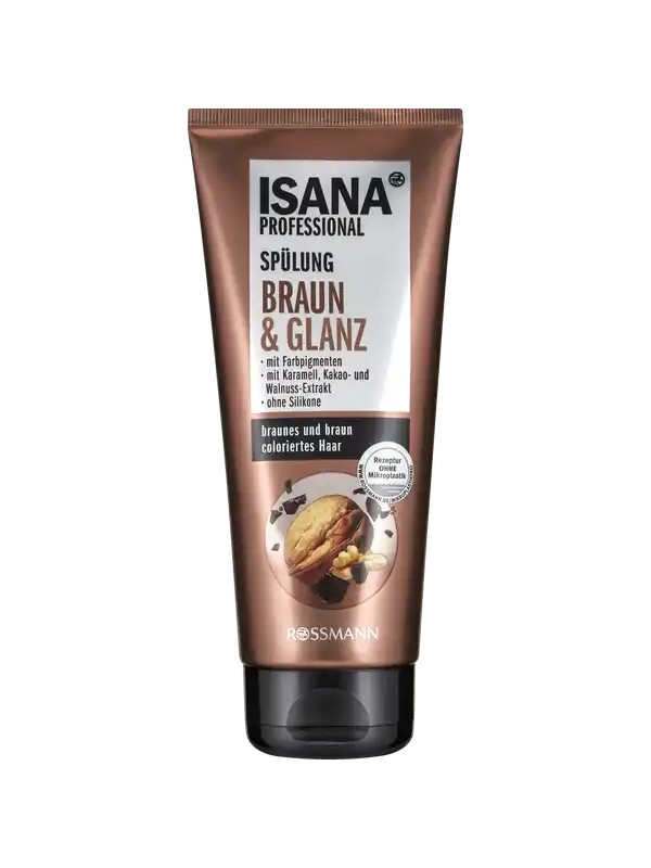 isana professional odżywka do włosów brown color shine 200ml kwc