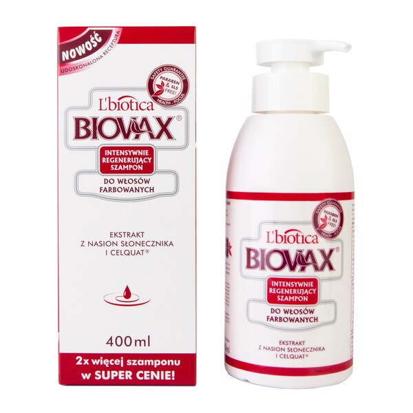 doz biovax szampon argan 400