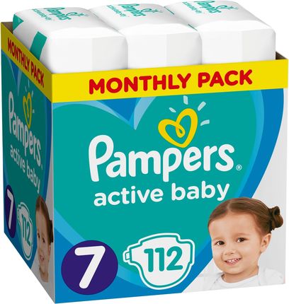 pampers baby active 7 112 szt