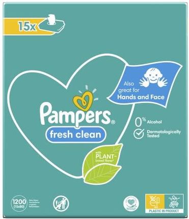 skład chusteczki pampers natural clean