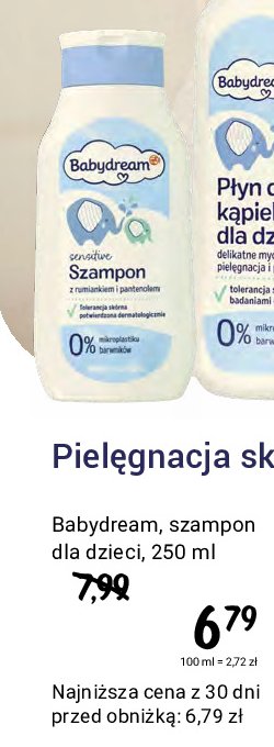 babydream szampon do włosów dla dzieci ułatwiający rozczesywanie