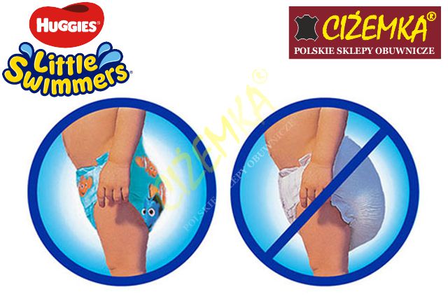 huggies pieluszki majteczki do pływania 2-3 3-8 kg