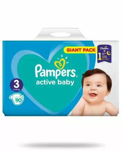 pampers active baby 3 opinie