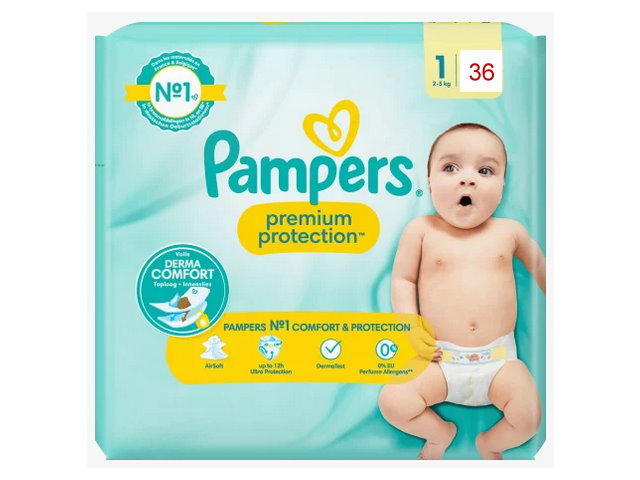 pampers premium 1 2