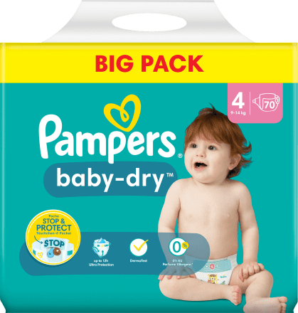 pampers 4 plus 70 szt