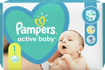 pampers 1 rossmann 43szt cena