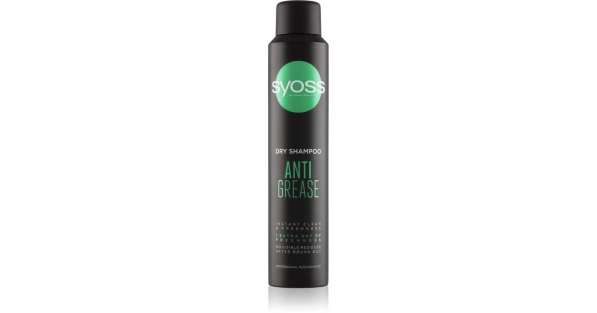 syoss anti-grease suchy szampon