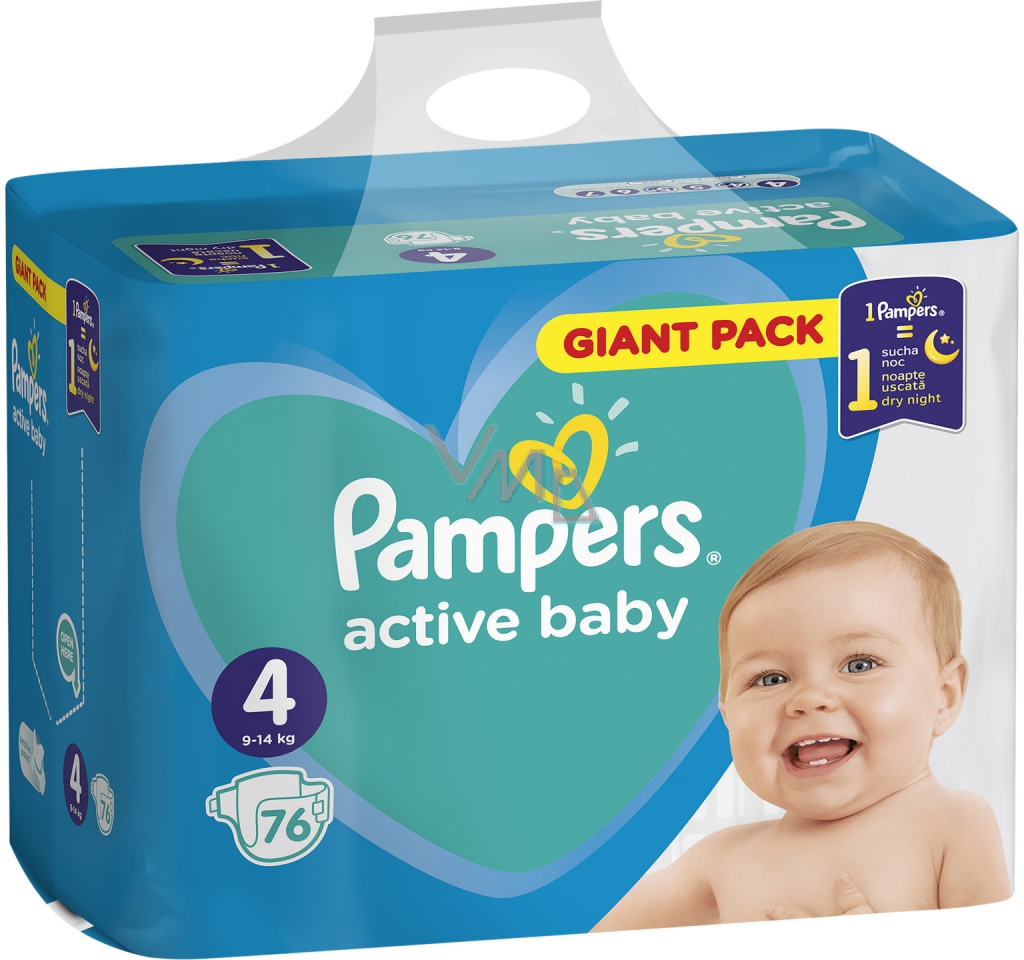 pamper 4 active baby