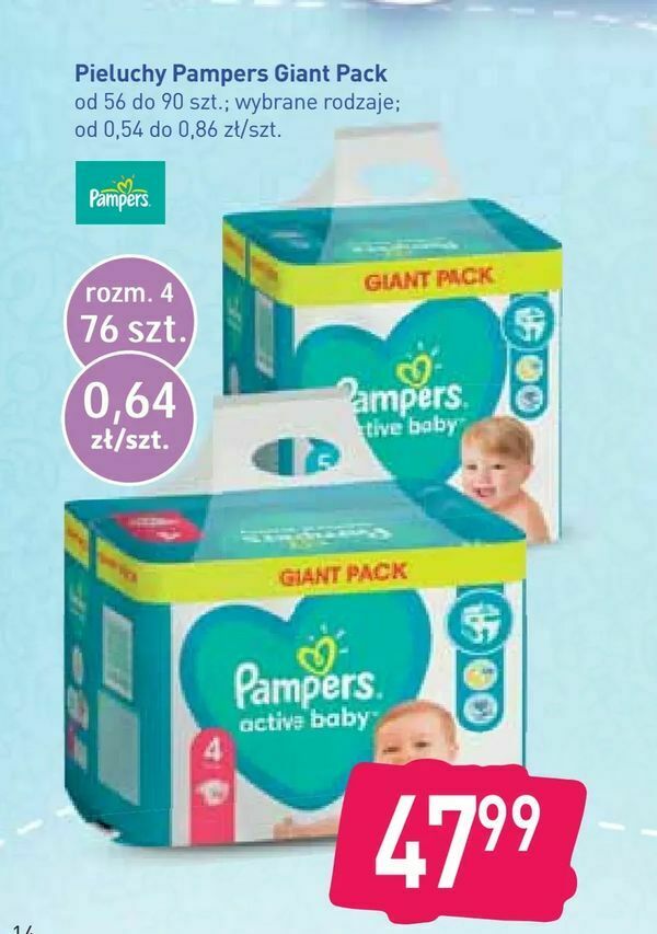 stokrotka pampersy pampers