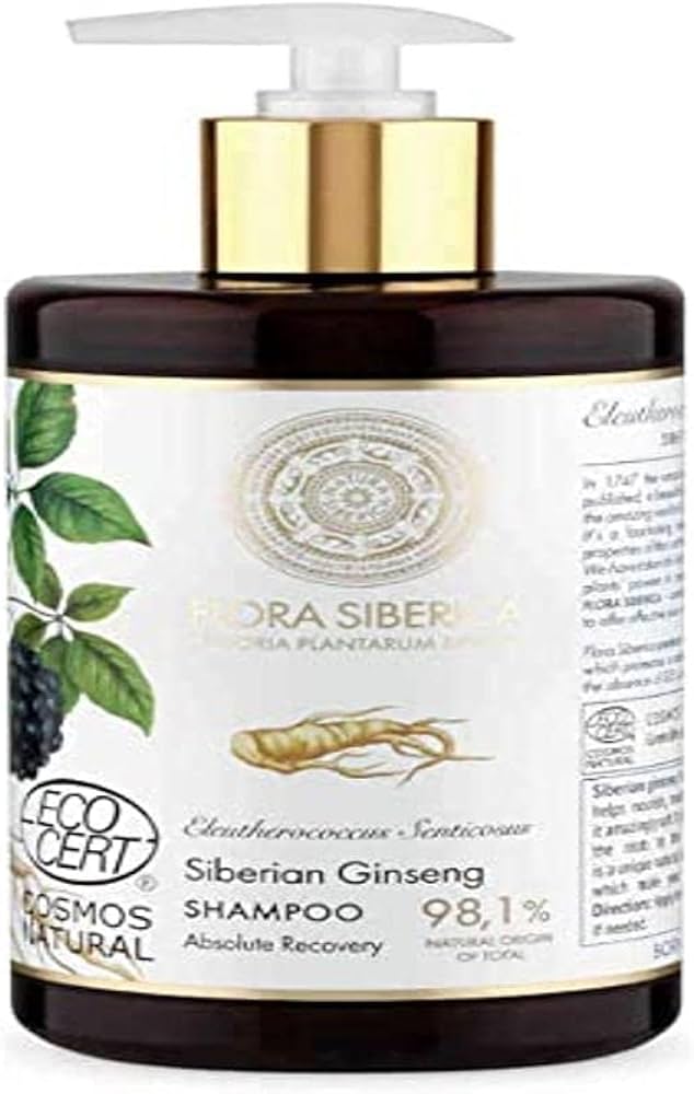 flora siberica siberian ginseng szampon odbudowujący włosy