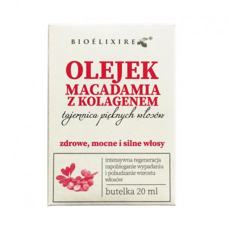 olejek macadamia z colagenem do włosów