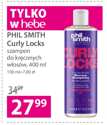 phil smith curly locks szampon skład