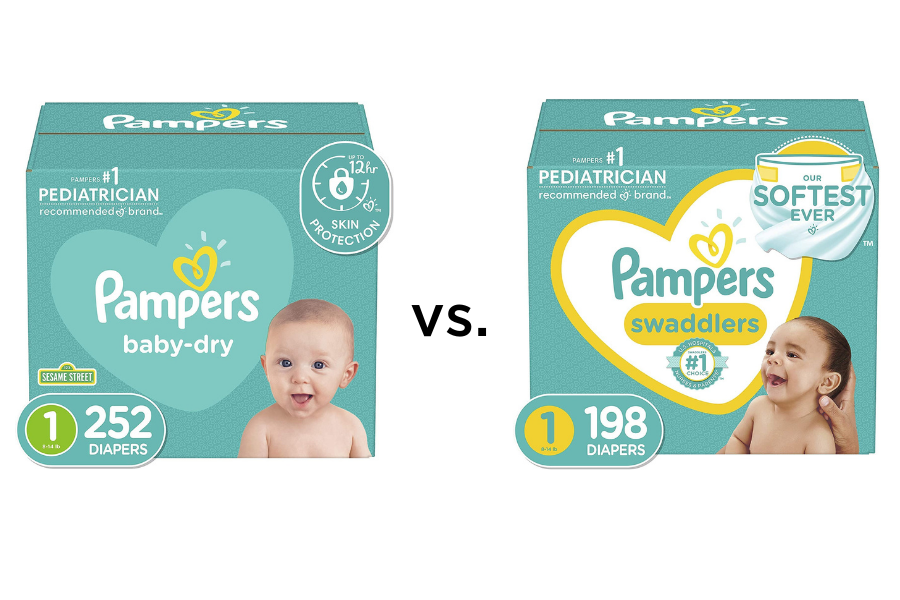 pampers premium care 1 vs new baby dry