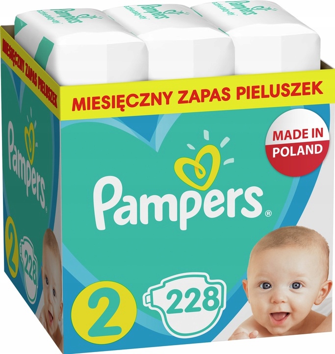 pampers 2 228 szt