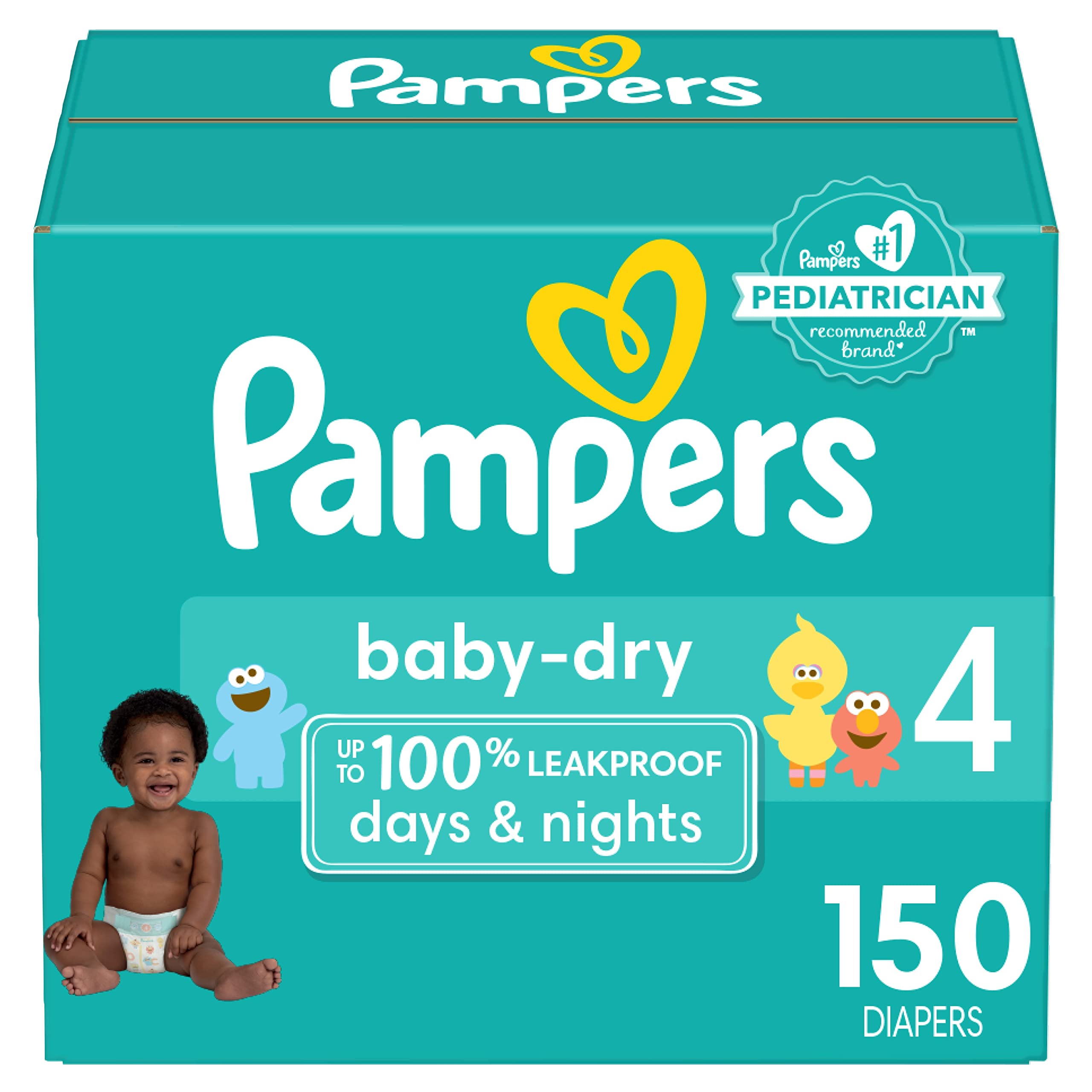 pampers super dry active baby 150