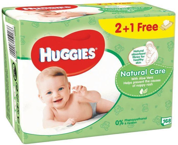 chusteczki mokre huggies natural