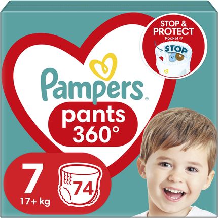 pieluchy pampers 7 do 17 kg