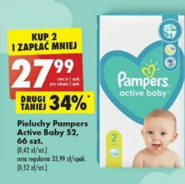 pampers 2 100 sztuk biedronka