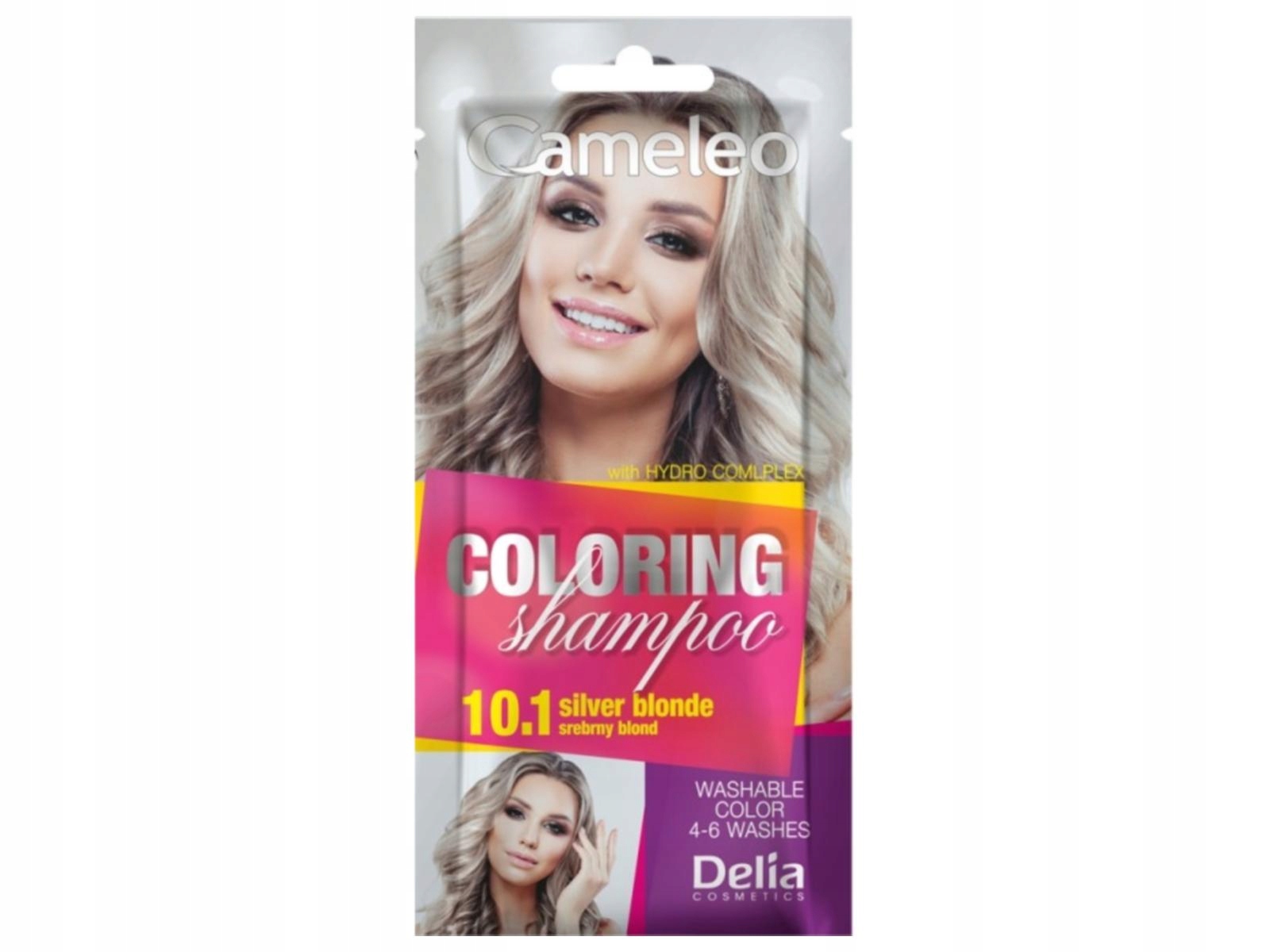 delia 10.1 srebrny blond cameleo szampon koloryzujący