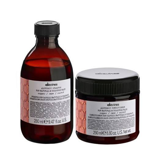 davines alchemic copper szampon do włosów czerwonych red