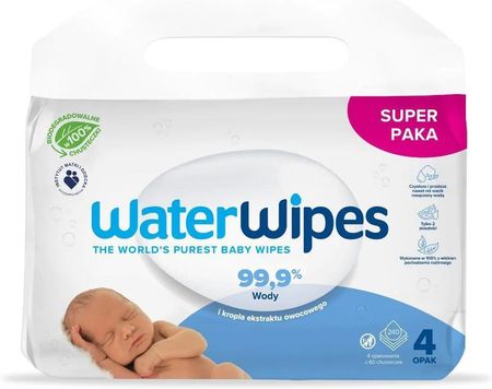 chusteczki nawilżane wodą water wipes eco & more