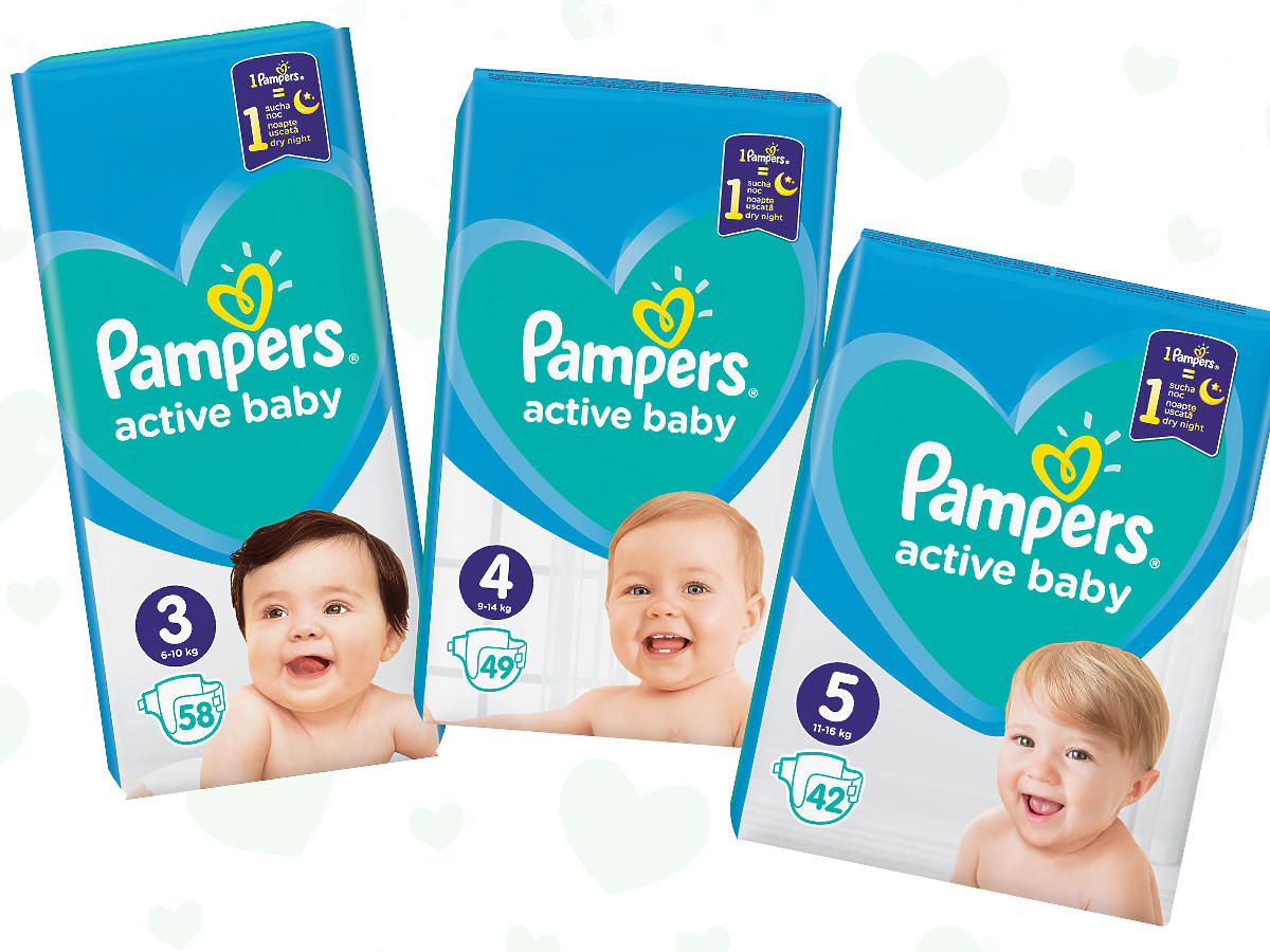 pampers active baby testowanie