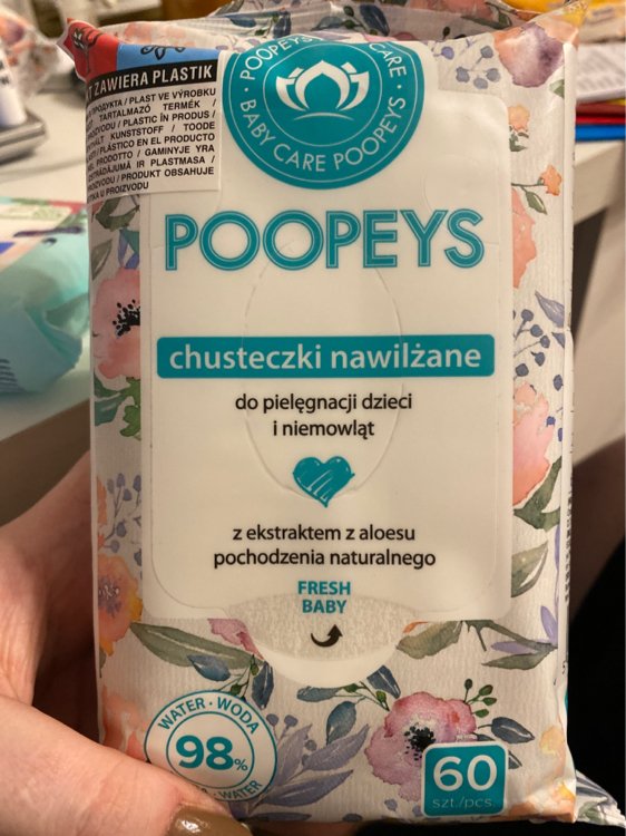 skażone chusteczki nawilżane