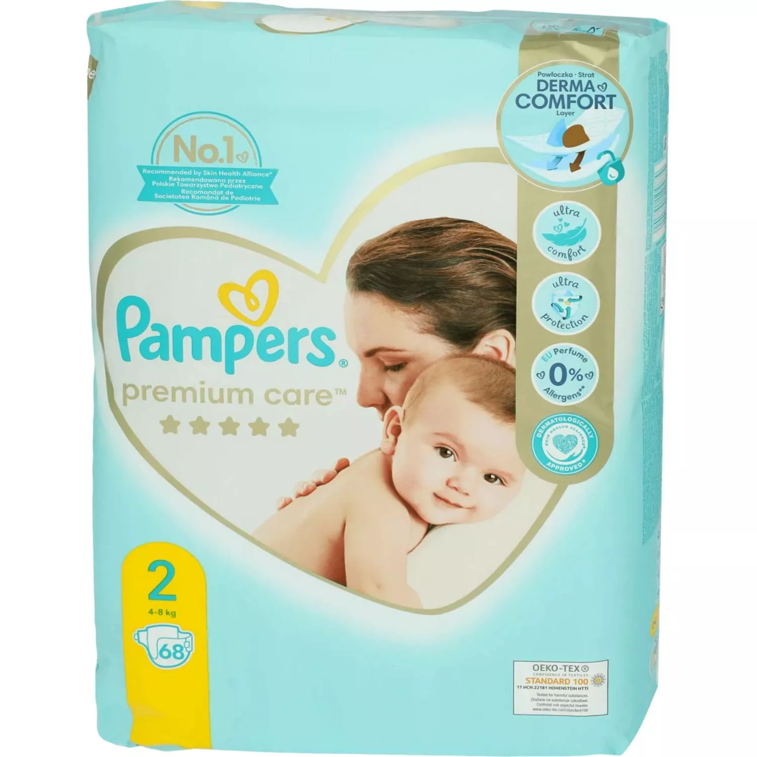 pampers premium care skład