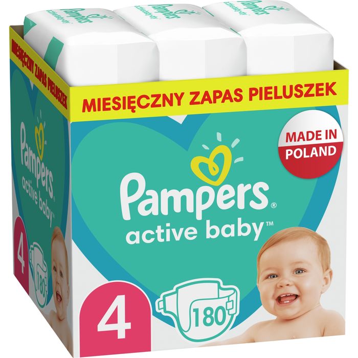 pampers perfumowane active baby dry