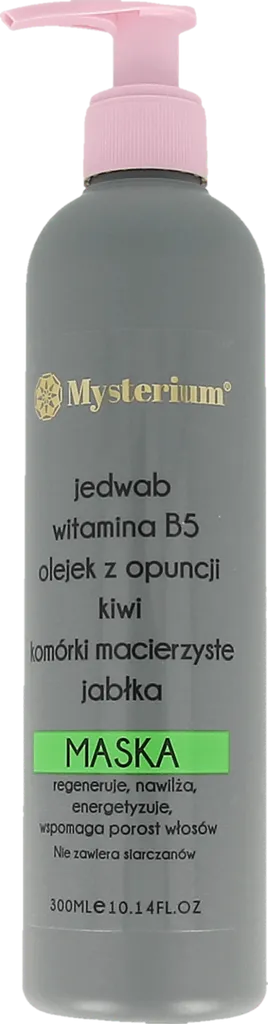 mysterium szampon wzmacniający cebulki włosów olejek arganowy wit b5 jedwab