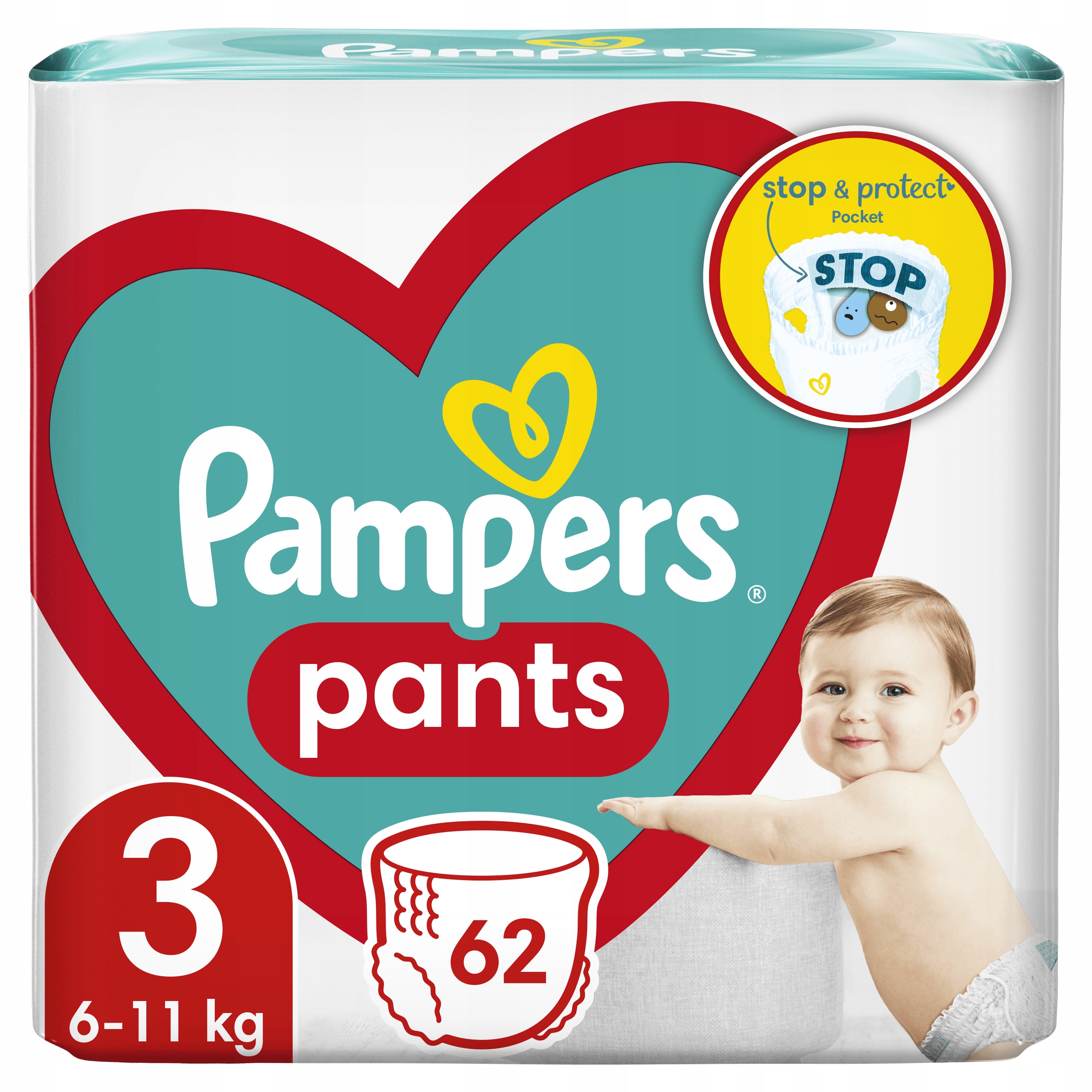 pieluchomajtki pampers jumbo 3