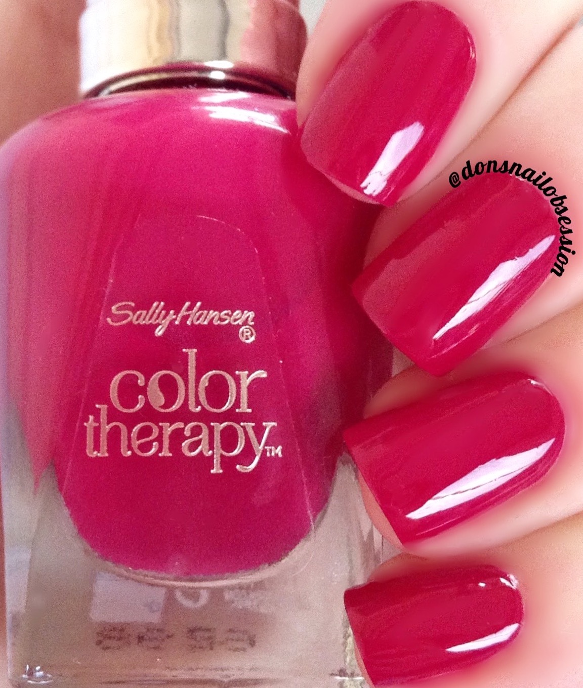 sally hansen color therapy pampered in pink