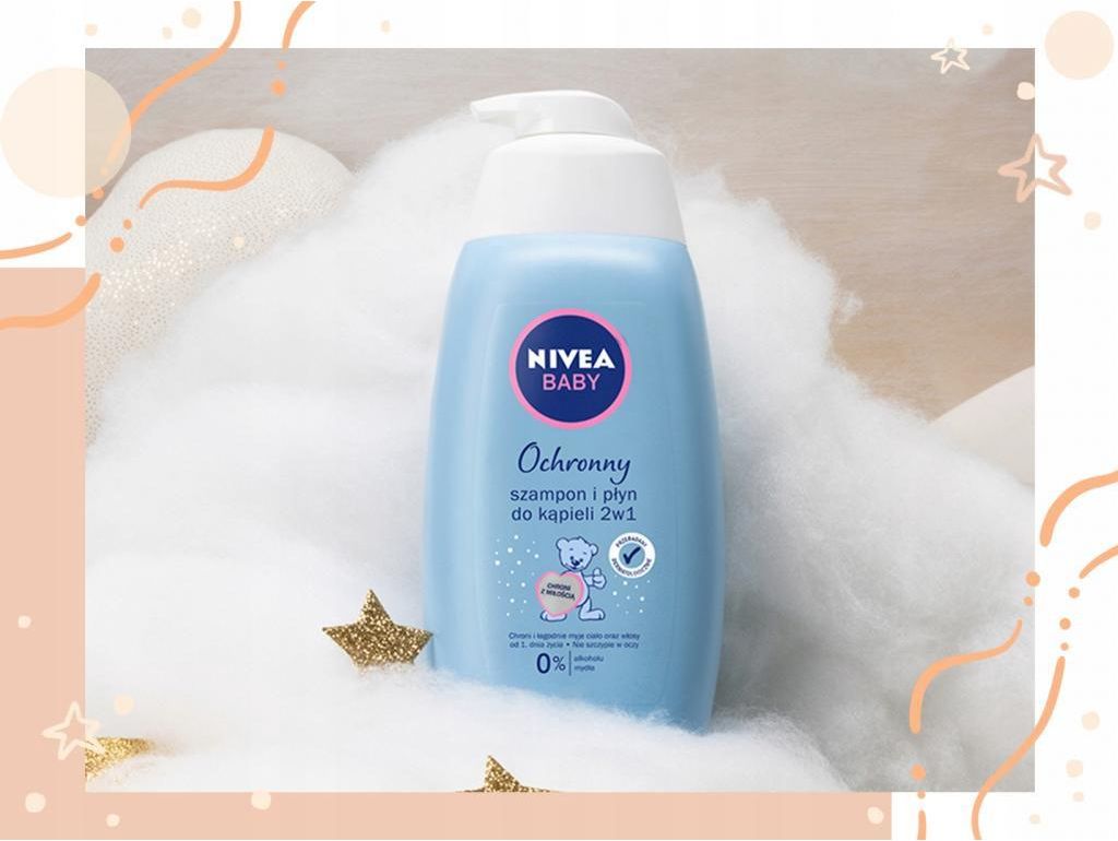 nivea baby lagodny szampon i plyn do kapieli