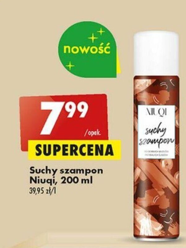 suchy szampon biedronka cena