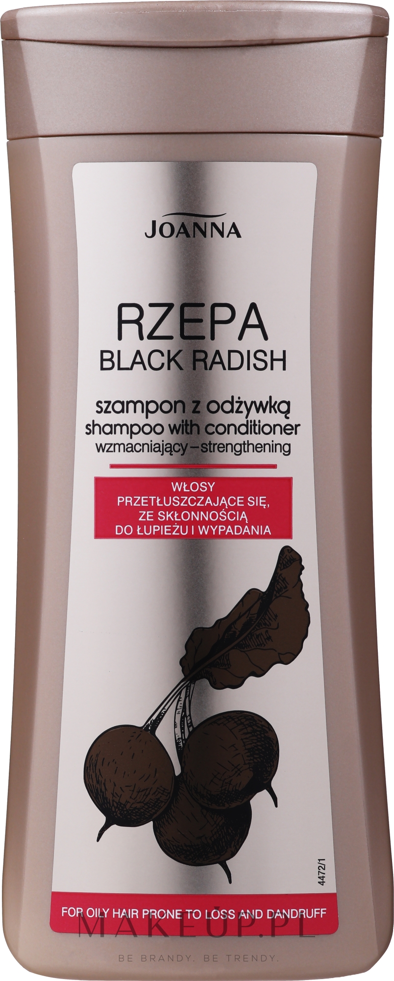 joanna rzepa black radish szampon z odżywka