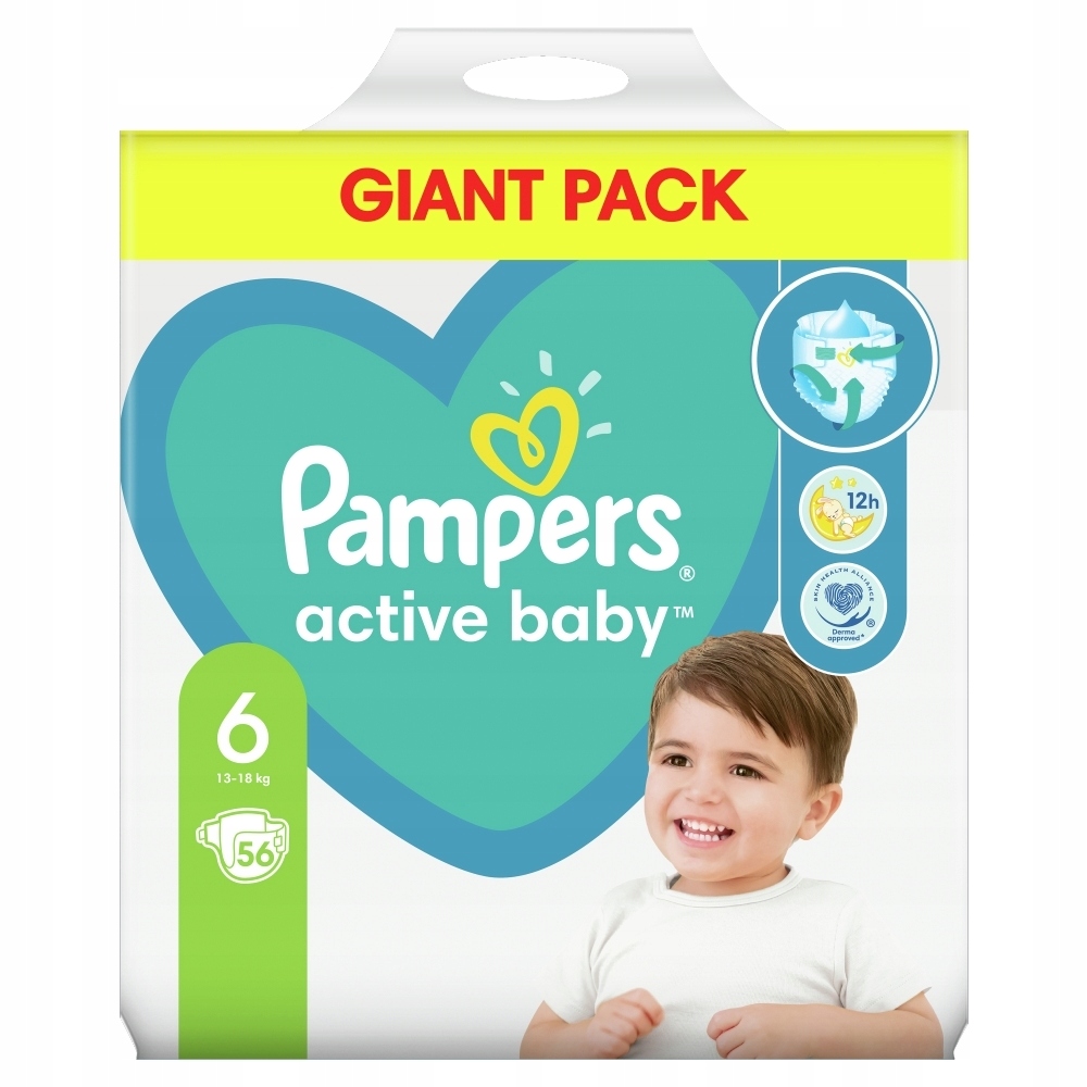 pampers active baby 6 cena