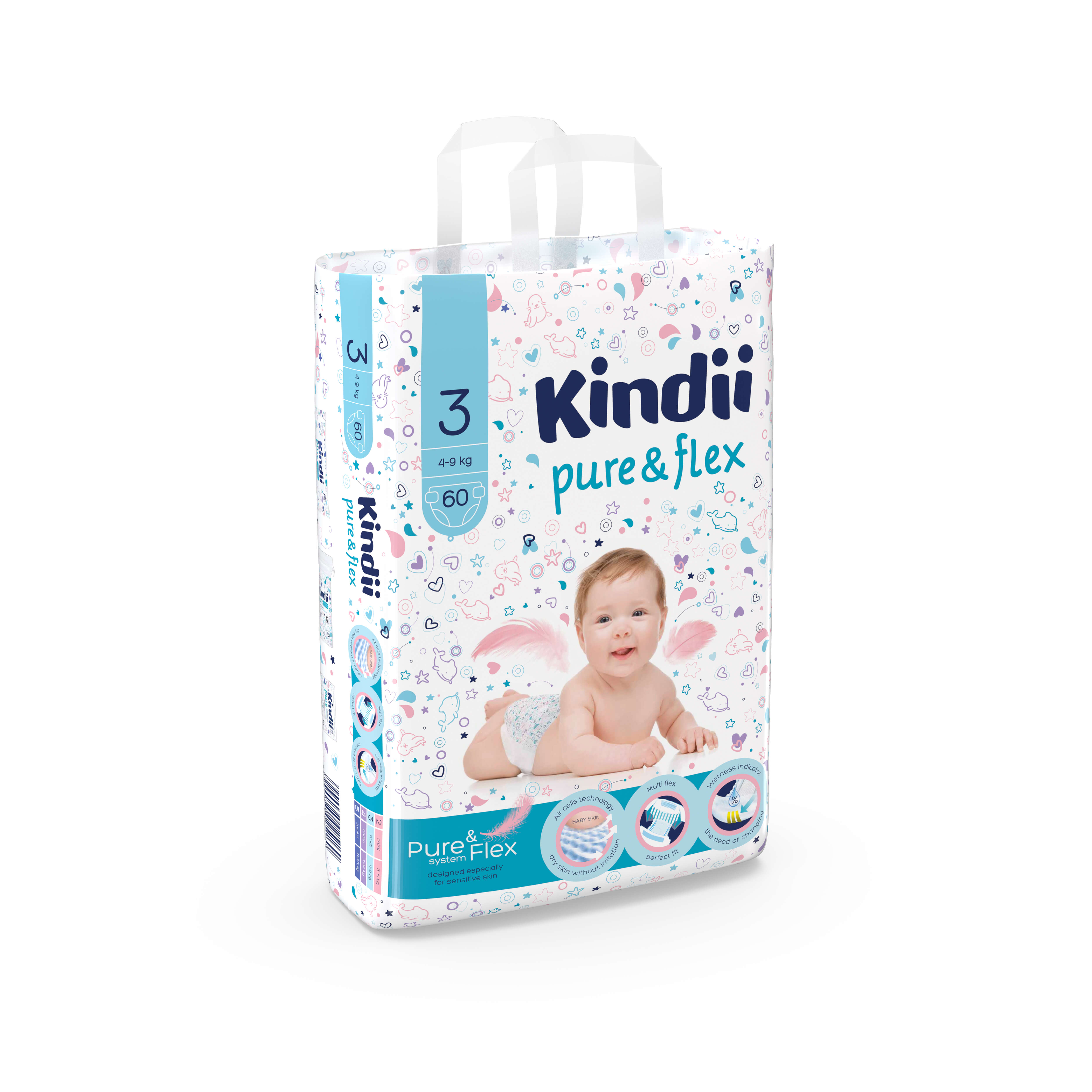 kindii pure flex pieluchy 5