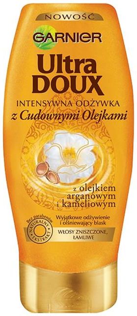 garnier ultra doux odżywka ochronna do włosów olejek arganowy