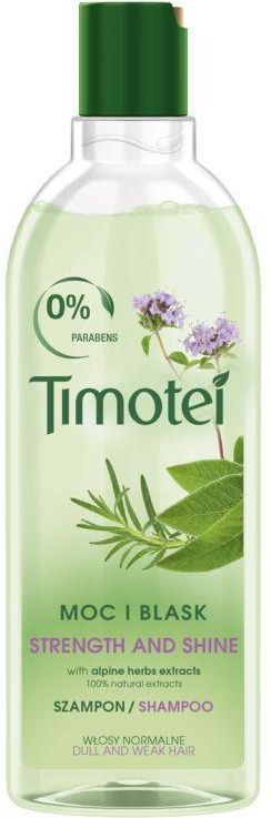 timotei szampon 400ml z pompką moc i blask