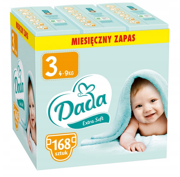 wszystkie pieluchy dada extra soft