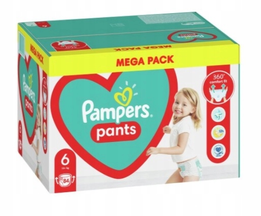 pampers pants 6 mega pack+