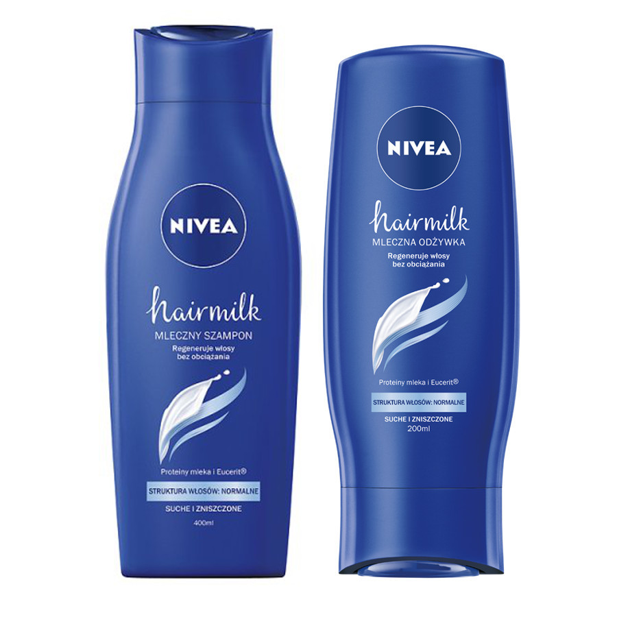 nivea hairmilk mleczna odżywka do włosów