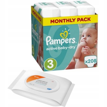 pampers active dry 3 alllegro