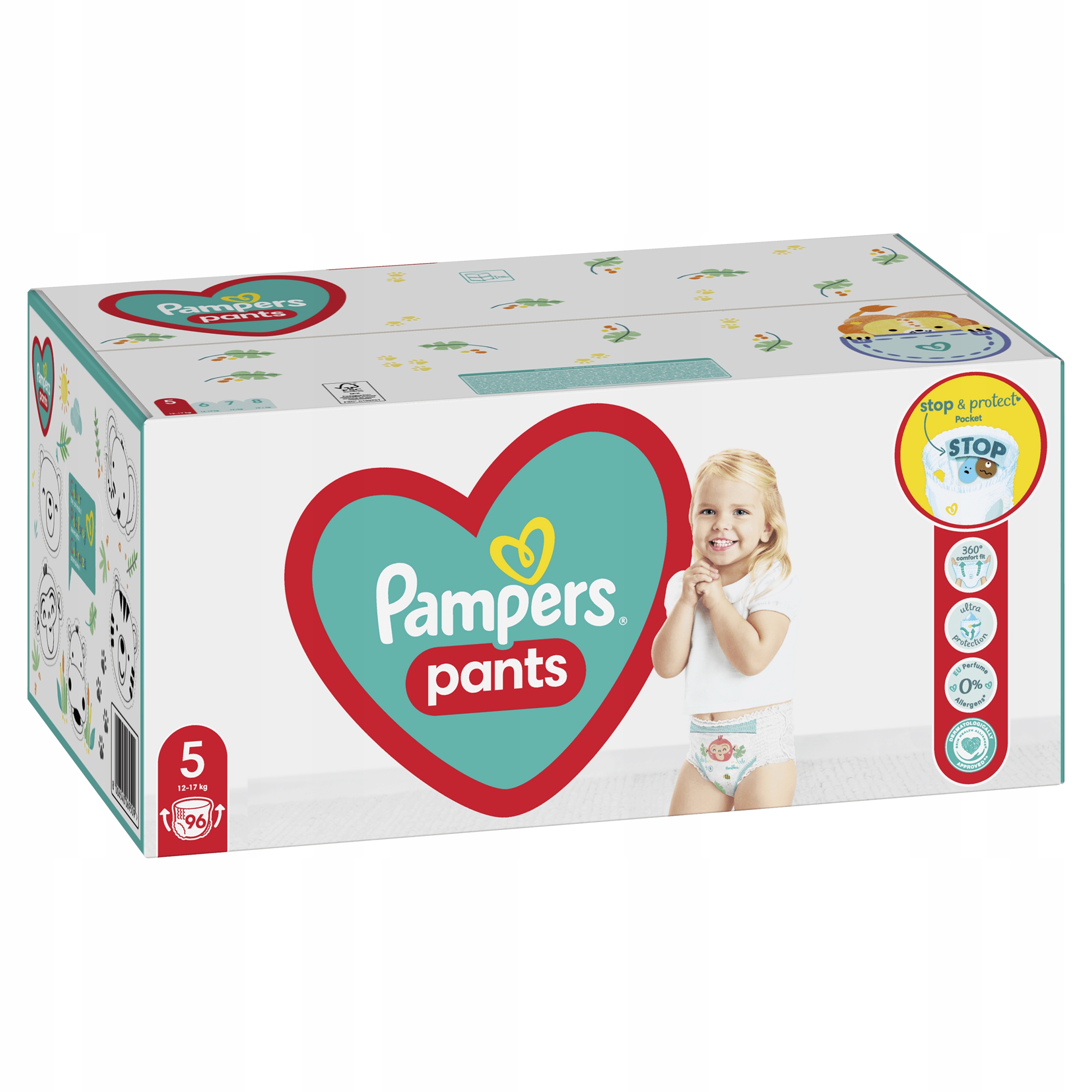 pampers pants 5 junior 96szt monthly mega box