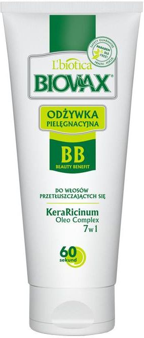 biovax bb odżywka do włosów przetłuszczających się 200 ml