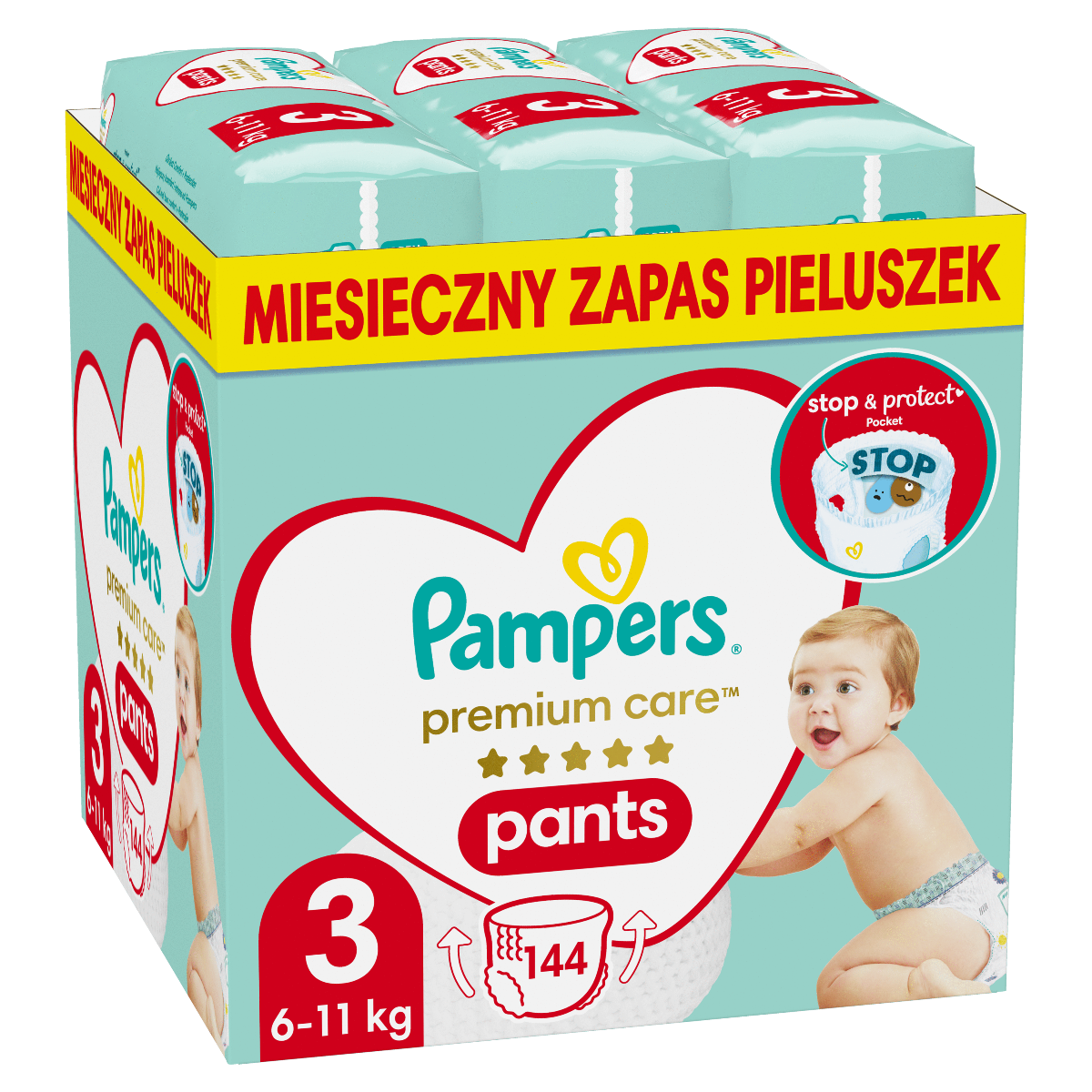 pampers premium carepants rozmiar 3