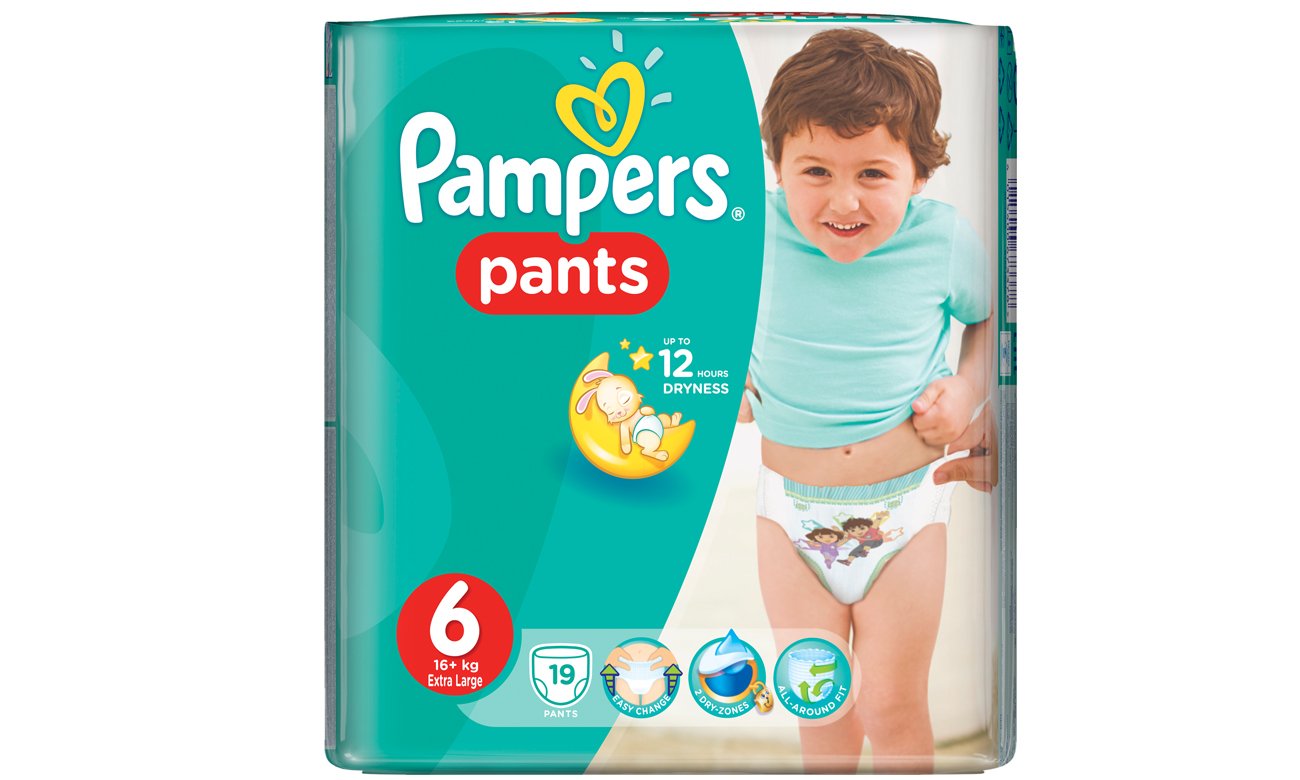 pampers 6 pants 19szt